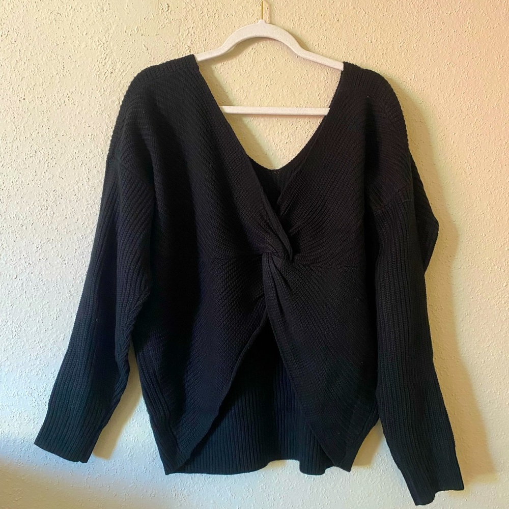Black Knit Sweater